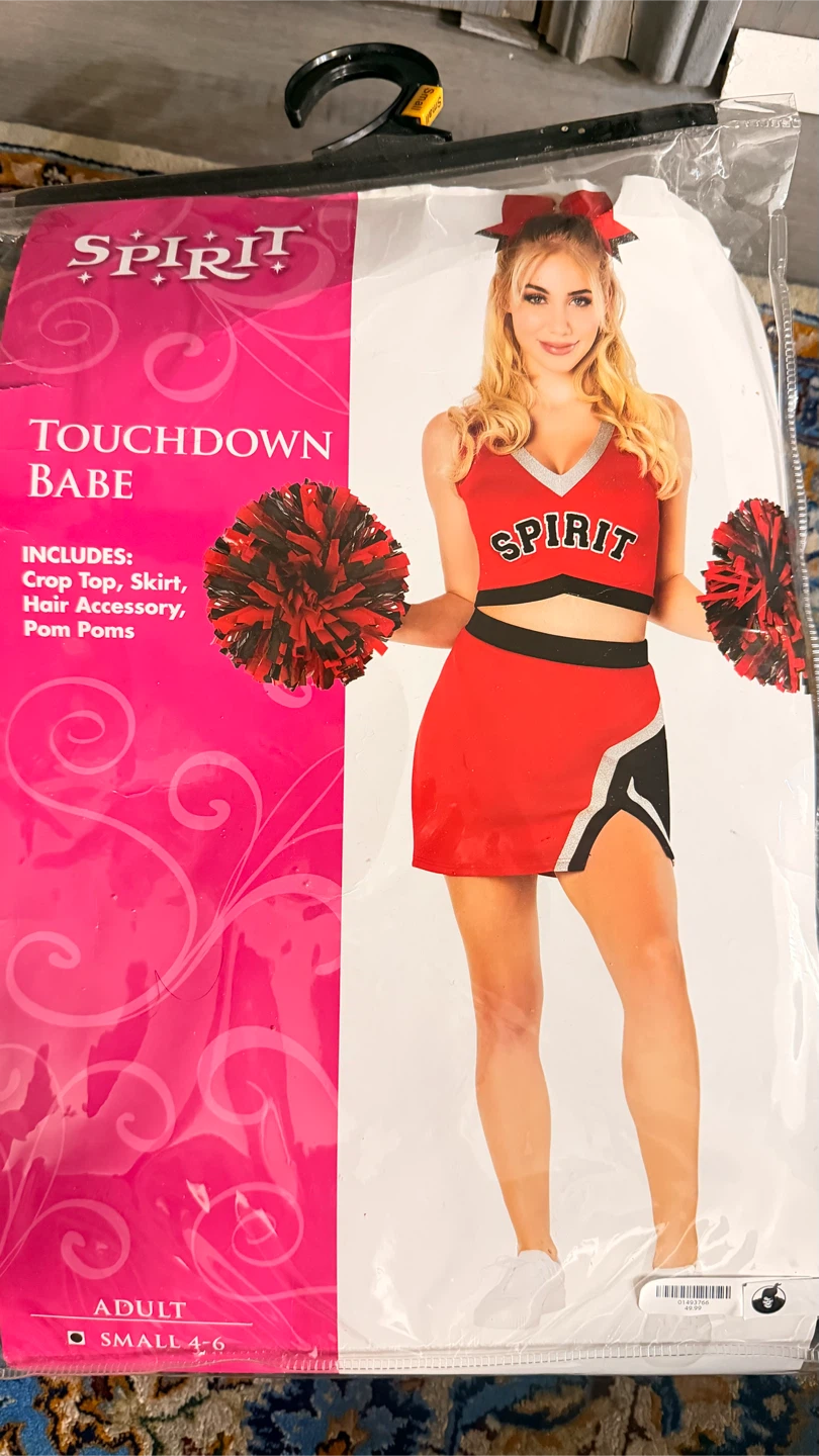 Spirit Touchdown Babe Cheerleader Costume Small 4-6 - photo 5