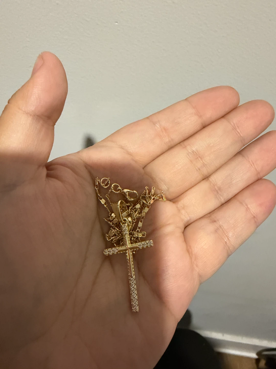 Gold Cross Necklace
