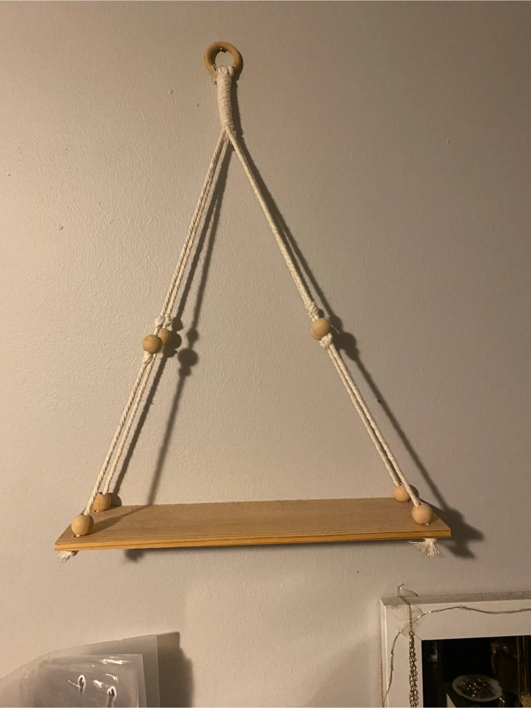 2 different macramé hanging shelves - photo 2