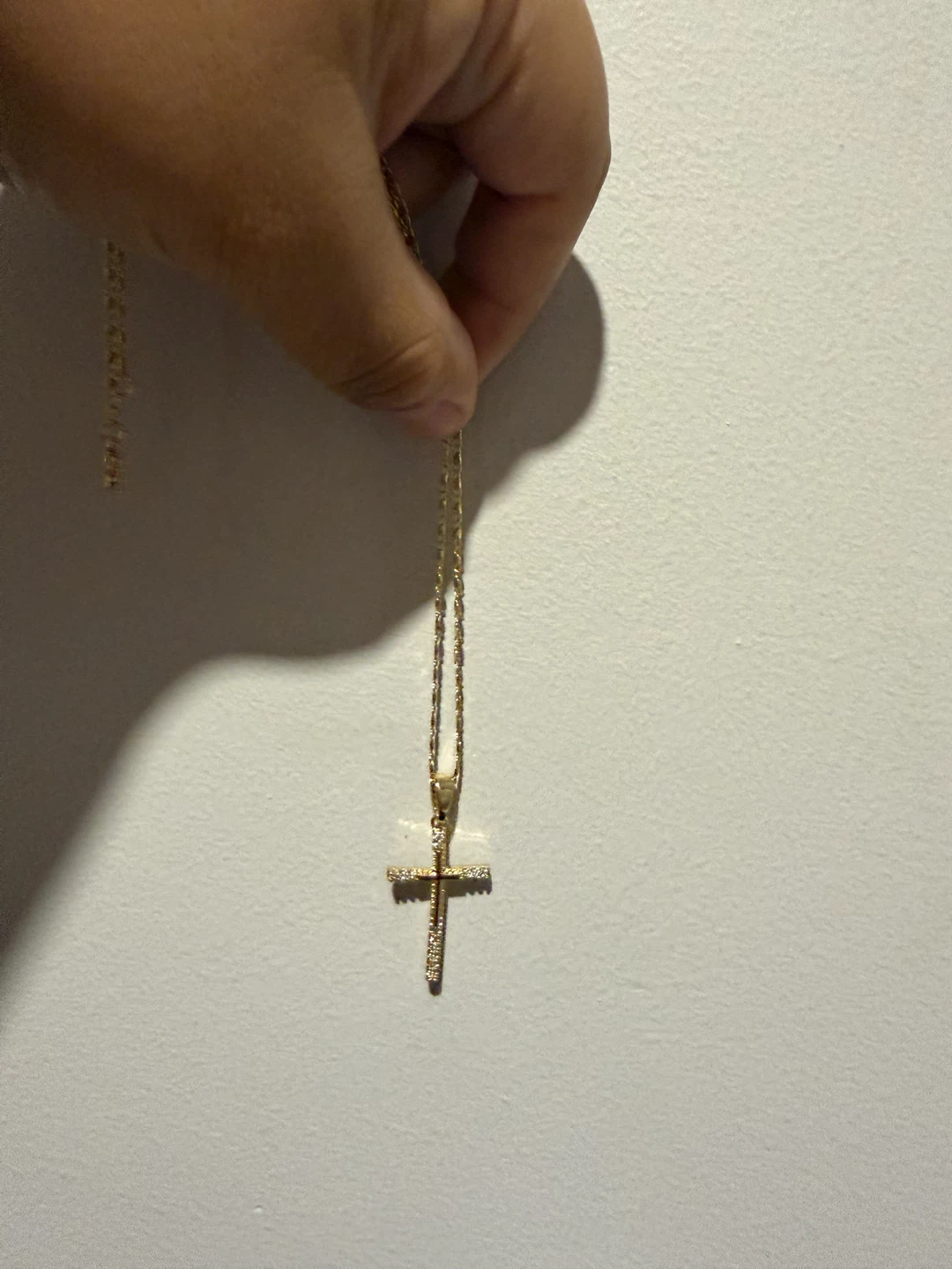Gold Cross Necklace - photo 2