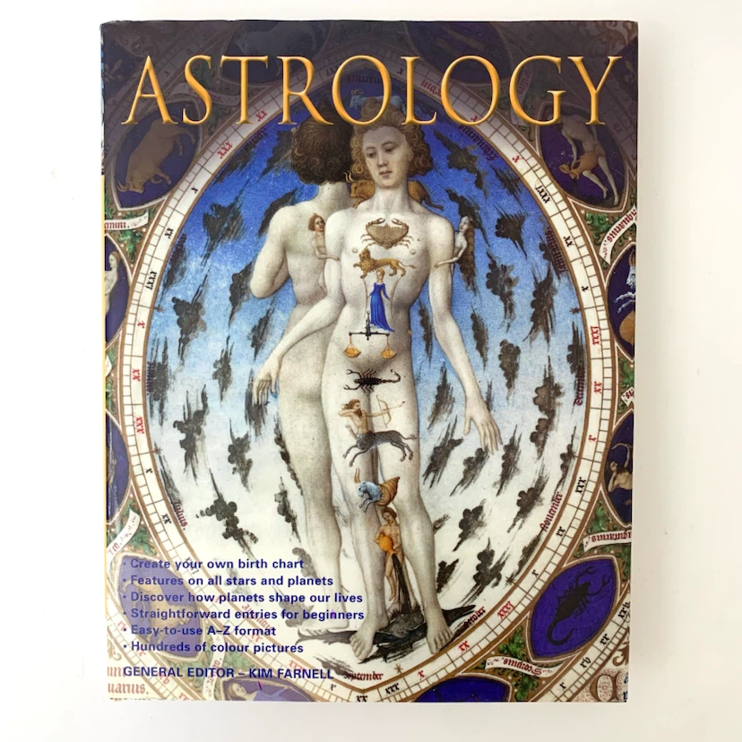 Illustrated Astrology Birth Chart Zodiac Hardcover Book