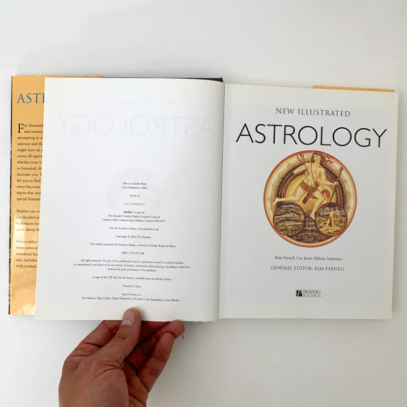 Illustrated Astrology Birth Chart Zodiac Hardcover Book - photo 3