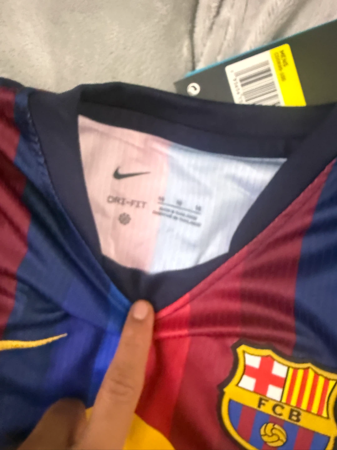 Nike FC Barcelona Kids Football Kit Size 16