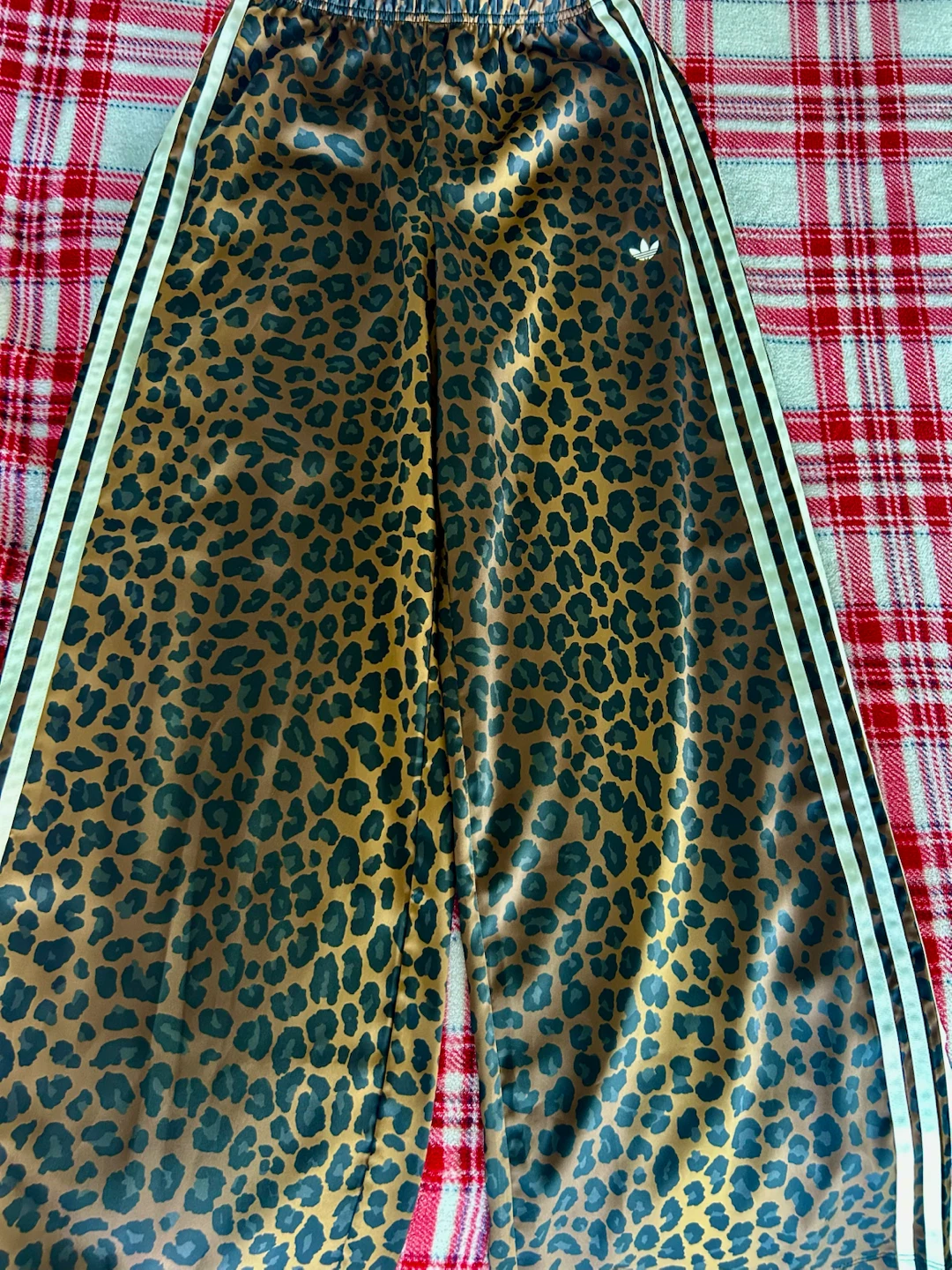 Adidas Leopard Print Track Pants XS