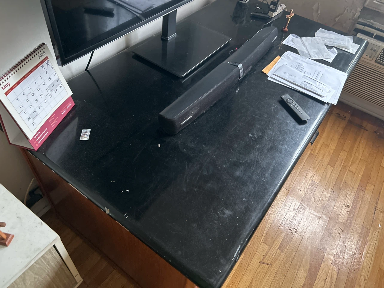 Wooden Desk with Drawers - photo 5