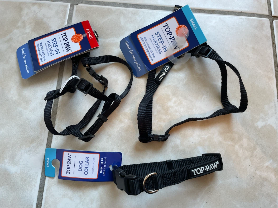 Brand New XS/S Dog Harnesses & Collar ($10 Eachh