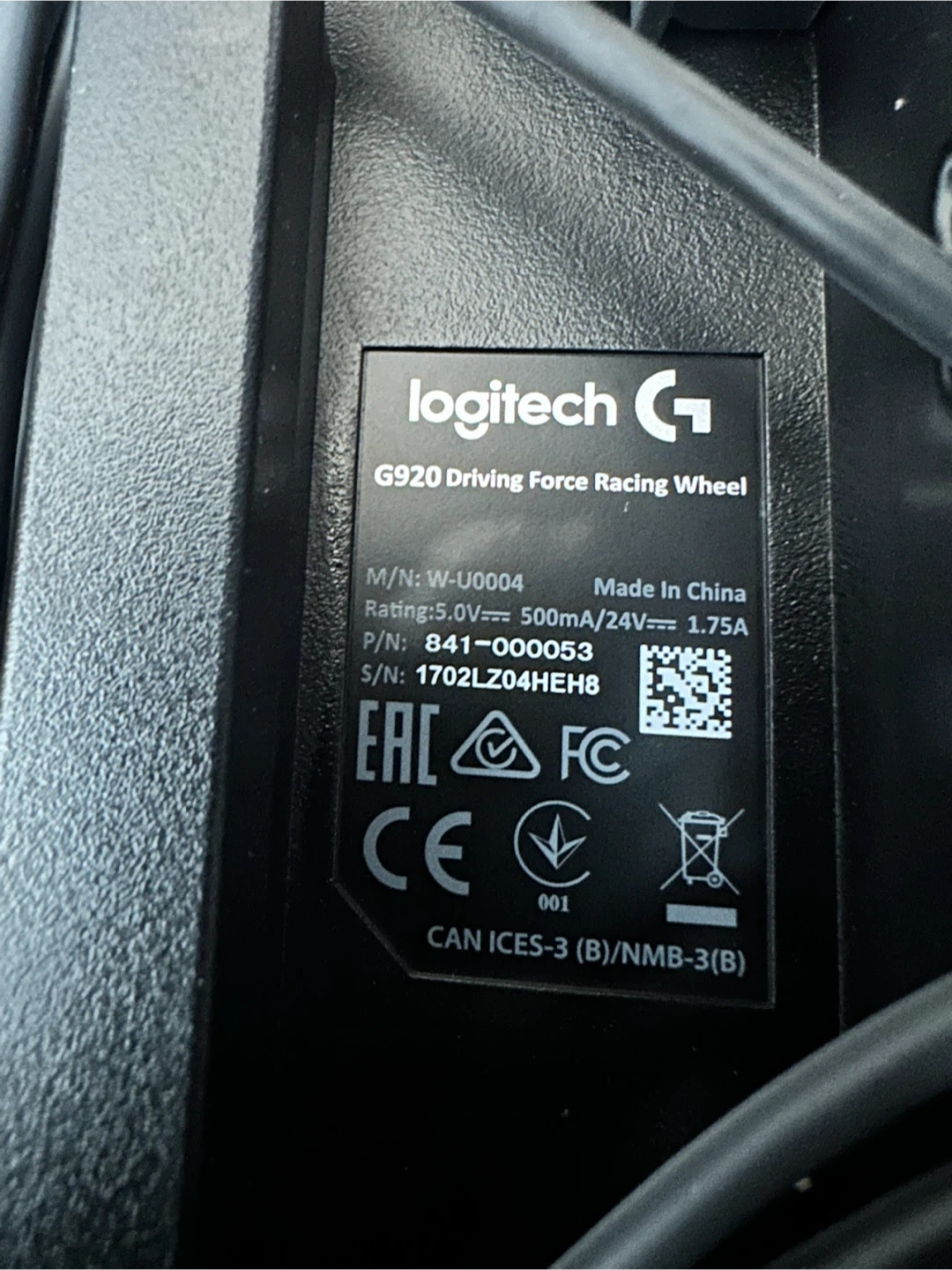 Logitech G920 Driving Force Racing Wheel and Pedals - photo 5
