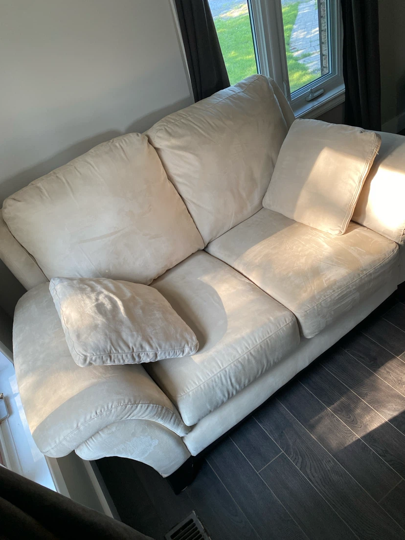 Lane Upholstery Cream Loveseat Sofa（CAN DELIVER) - photo 3