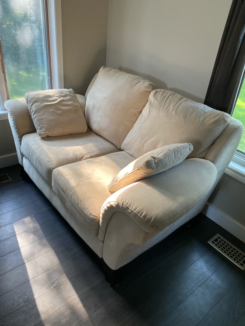 Lane Upholstery Cream Loveseat Sofa（CAN DELIVER) - photo 4