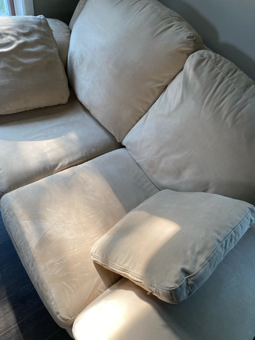 Lane Upholstery Cream Loveseat Sofa（CAN DELIVER) - photo 5