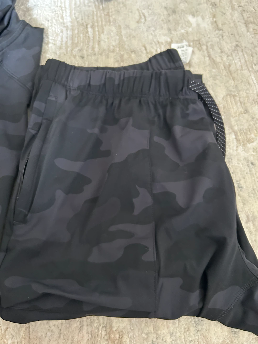 Fabletics Camo Hoodie and Shorts Set - L