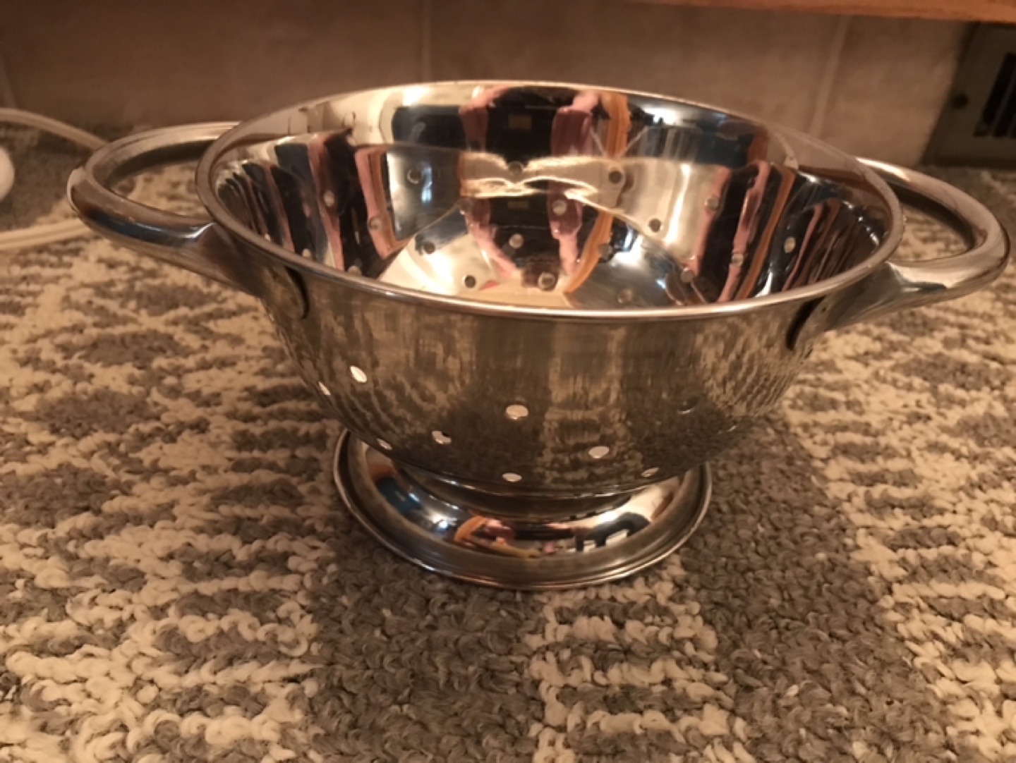 Mini Stainless Steel Colander with Handles