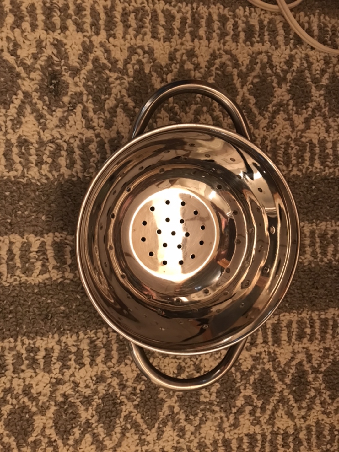 Mini Stainless Steel Colander with Handles - photo 2