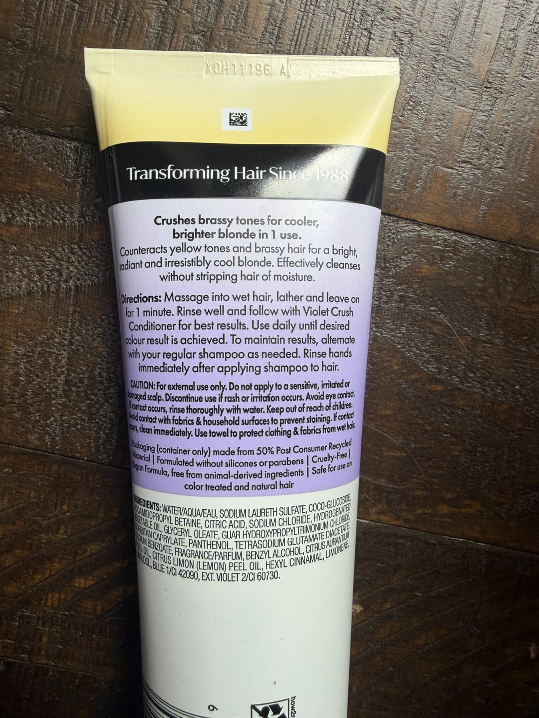 John Frieda Violet Crush Purple Shampoo - 8.3 oz - photo 2