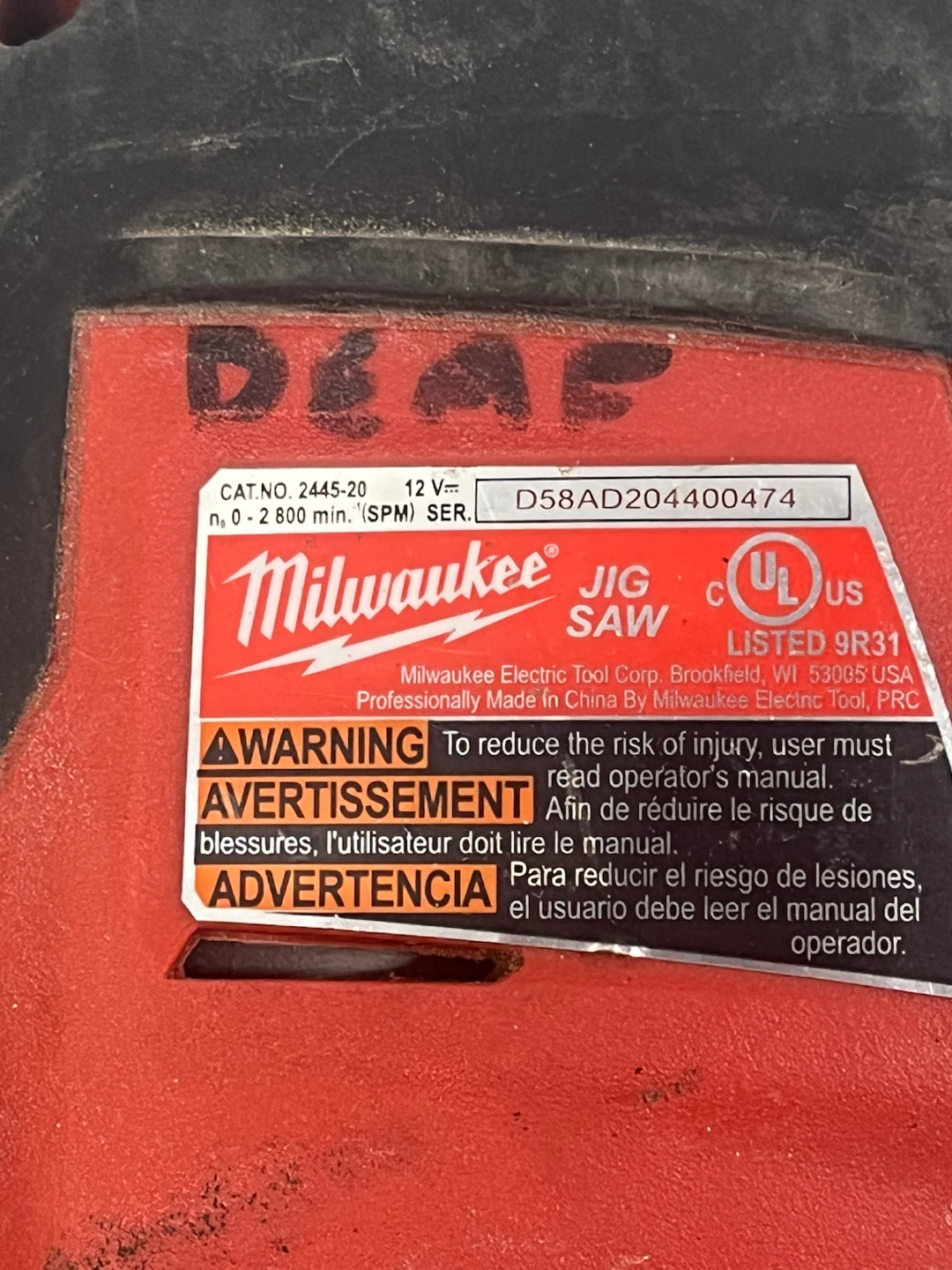 Milwaukee JIG SAW Cordless 12V - photo 3