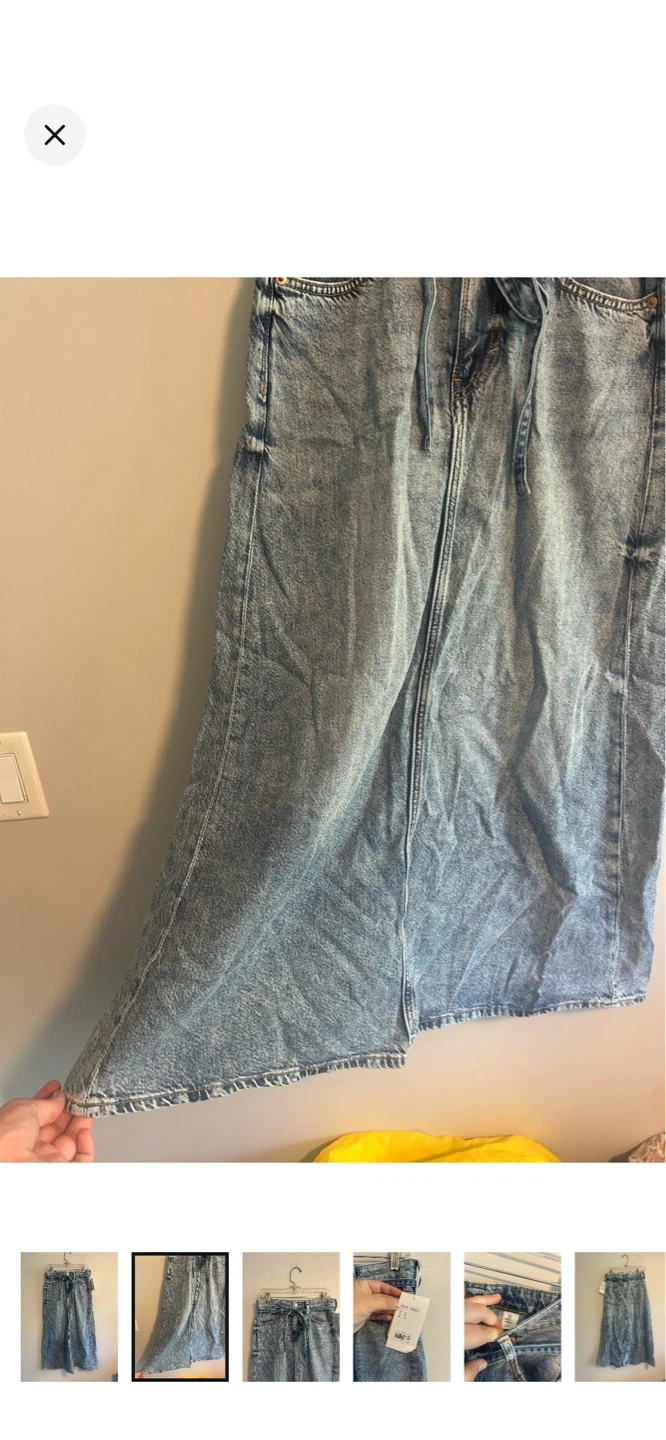 Denim Maxi Skirt - photo 2