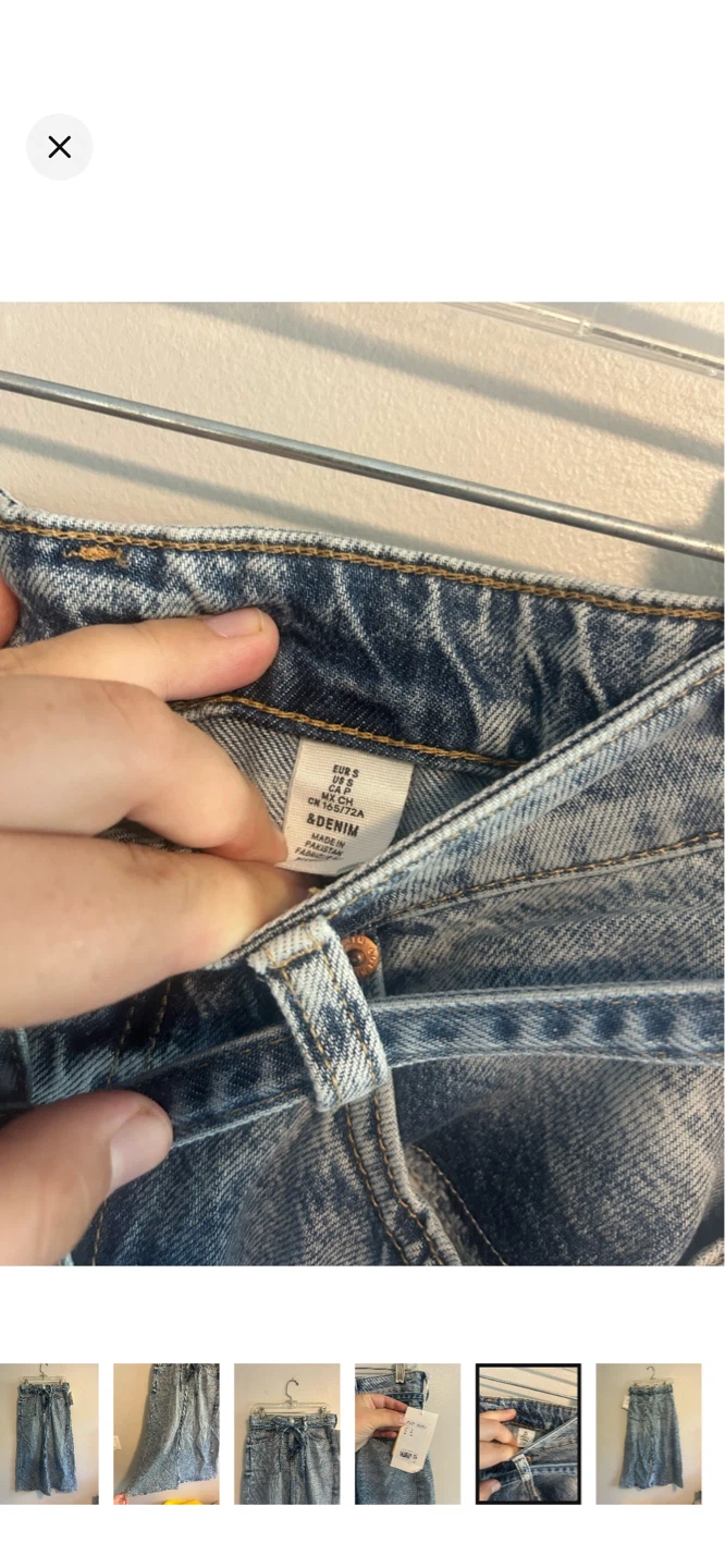 Denim Maxi Skirt - photo 5