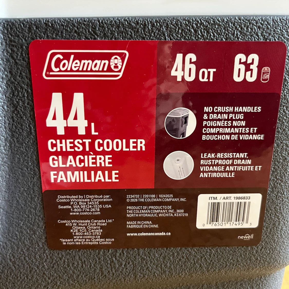 Coleman 44L Chest Cooler - photo 3