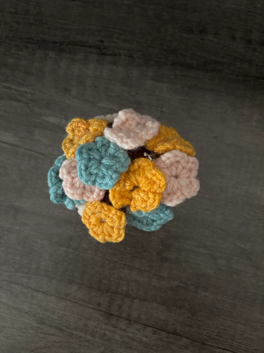 Handmade Crochet Flower Pot Decor - photo 2