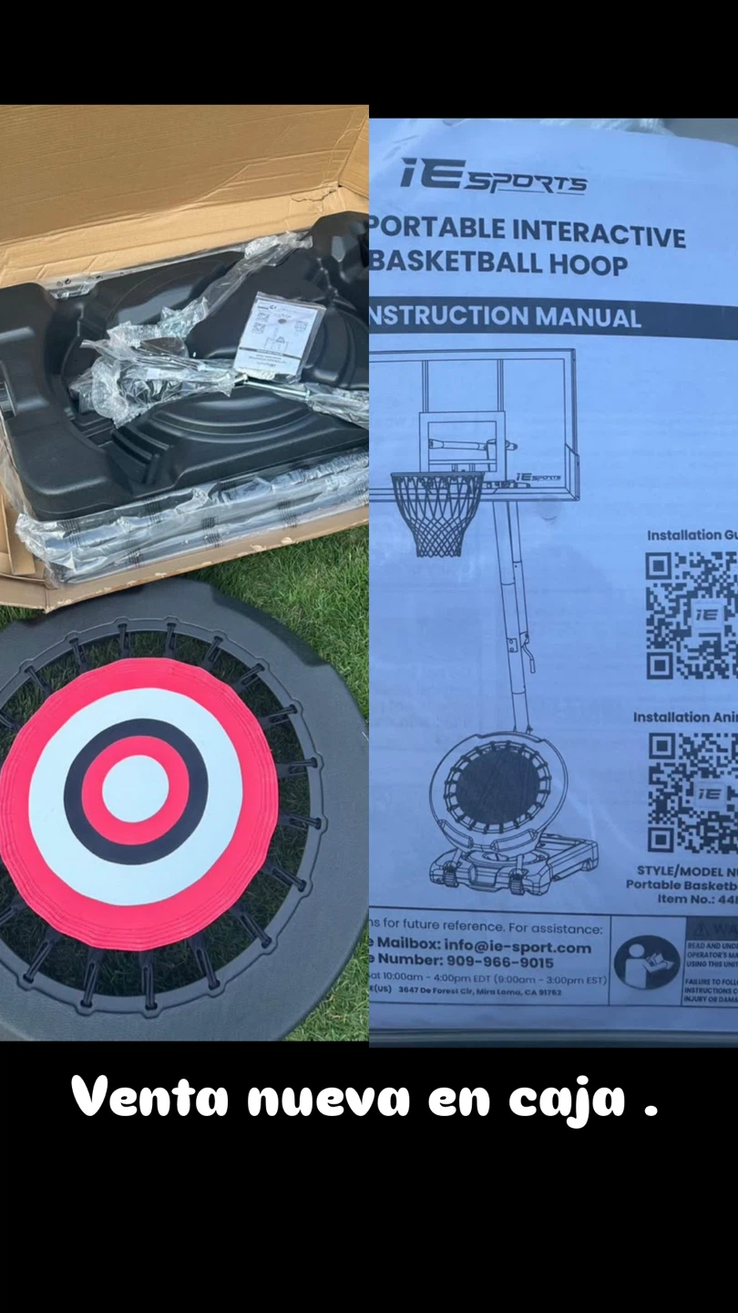 iESports Portable Interactive Basketball Hoop
