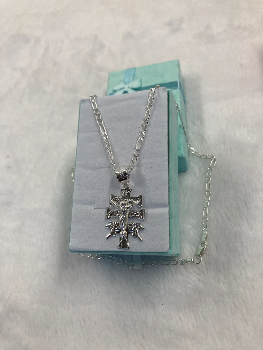 Sterling Silver Crucifix Pendant Necklace - photo 2