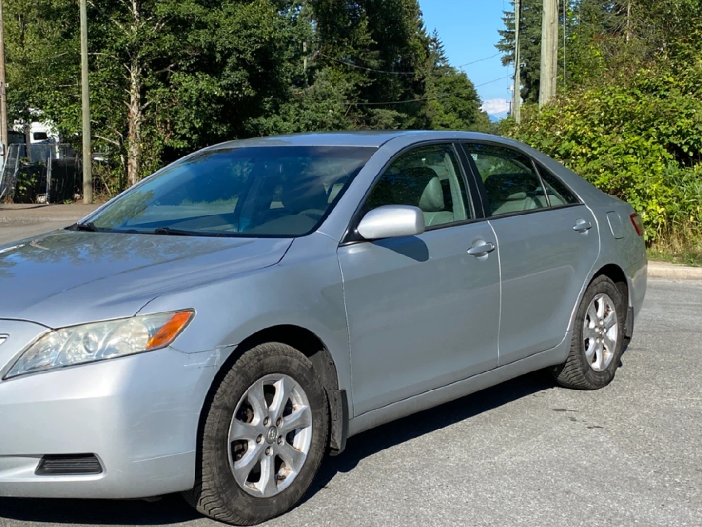 Silver Toyota Camry LE Sedan - photo 3