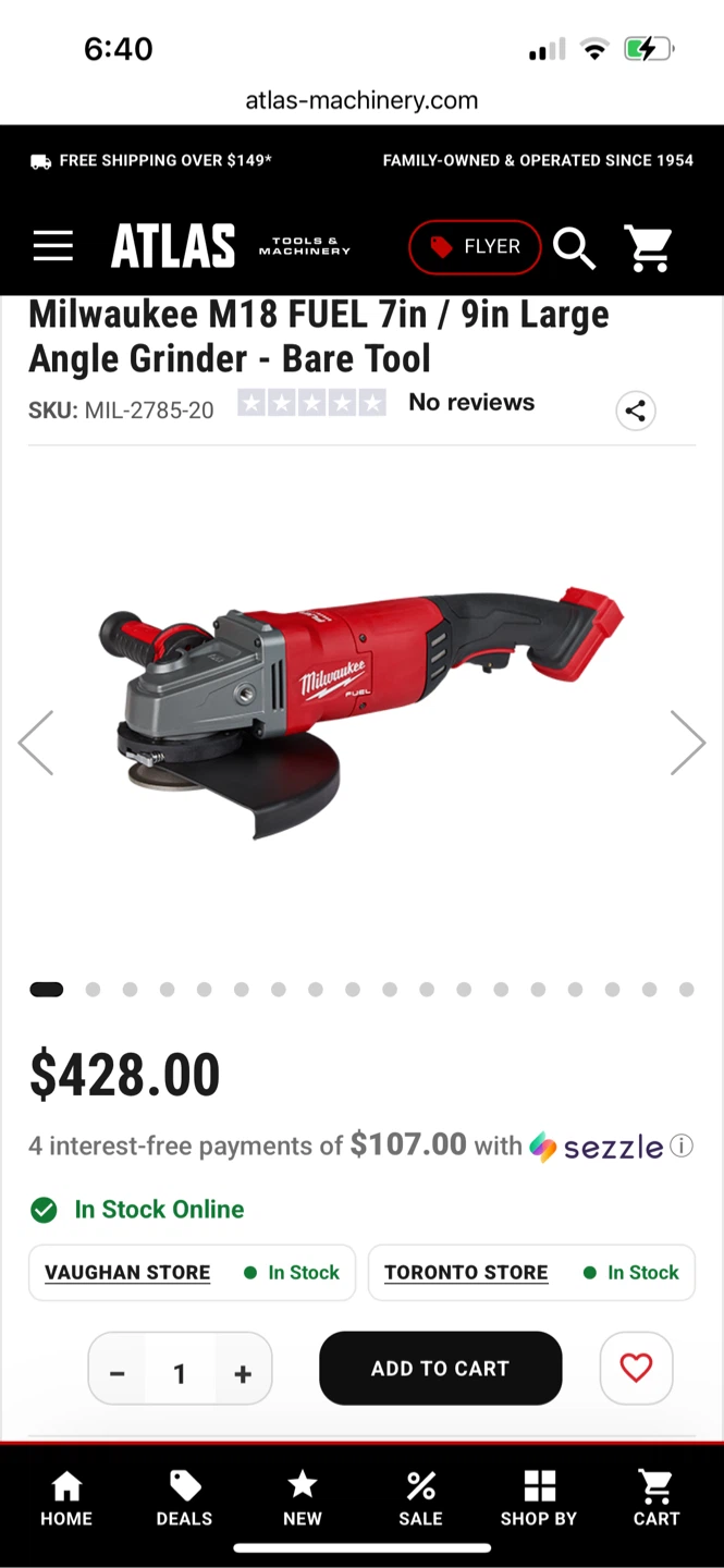 Milwaukee M18 FUEL 7in / 9in Large Angle Grinder - photo 4