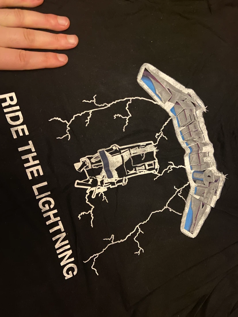 Metallica Ride the Lightning T-Shirt - photo 3