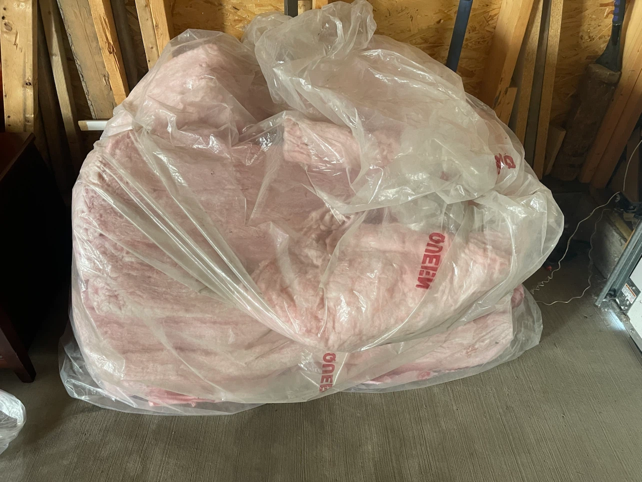 Pink Insulation Rolls