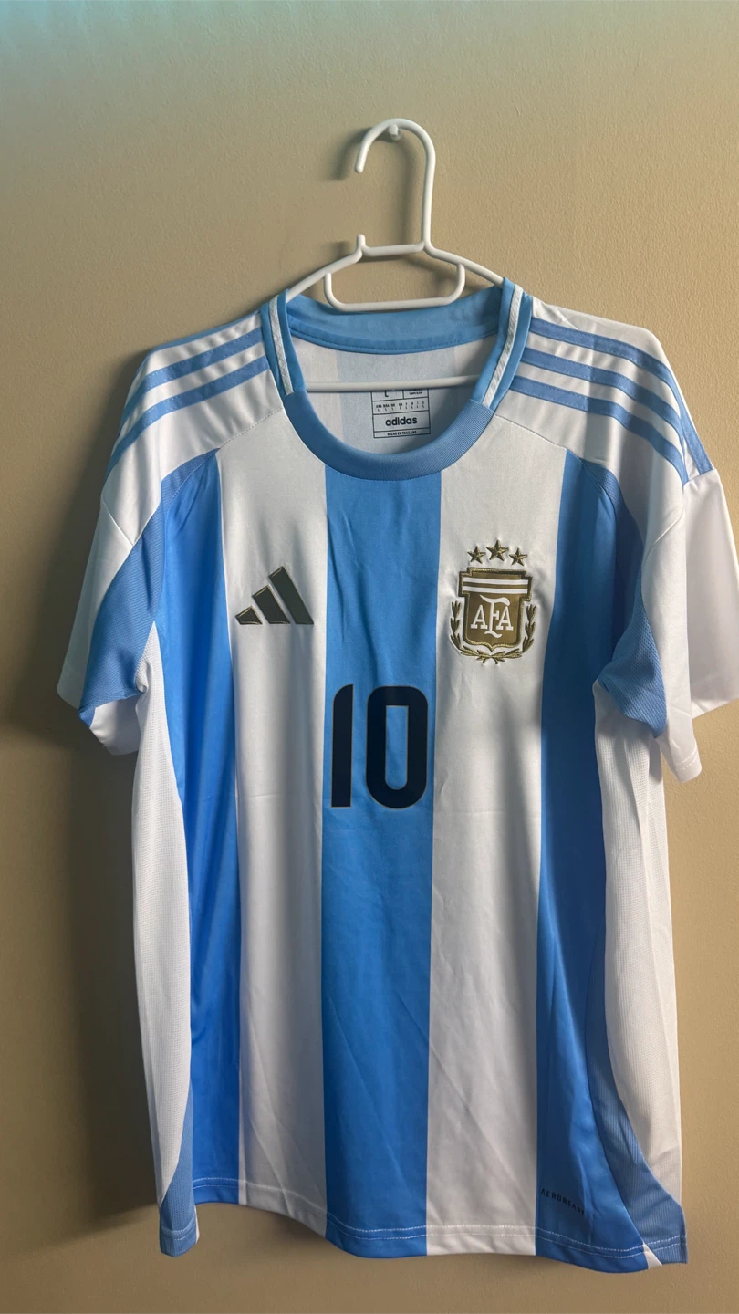 Adidas Argentina Messi #10 Soccer Jersey
