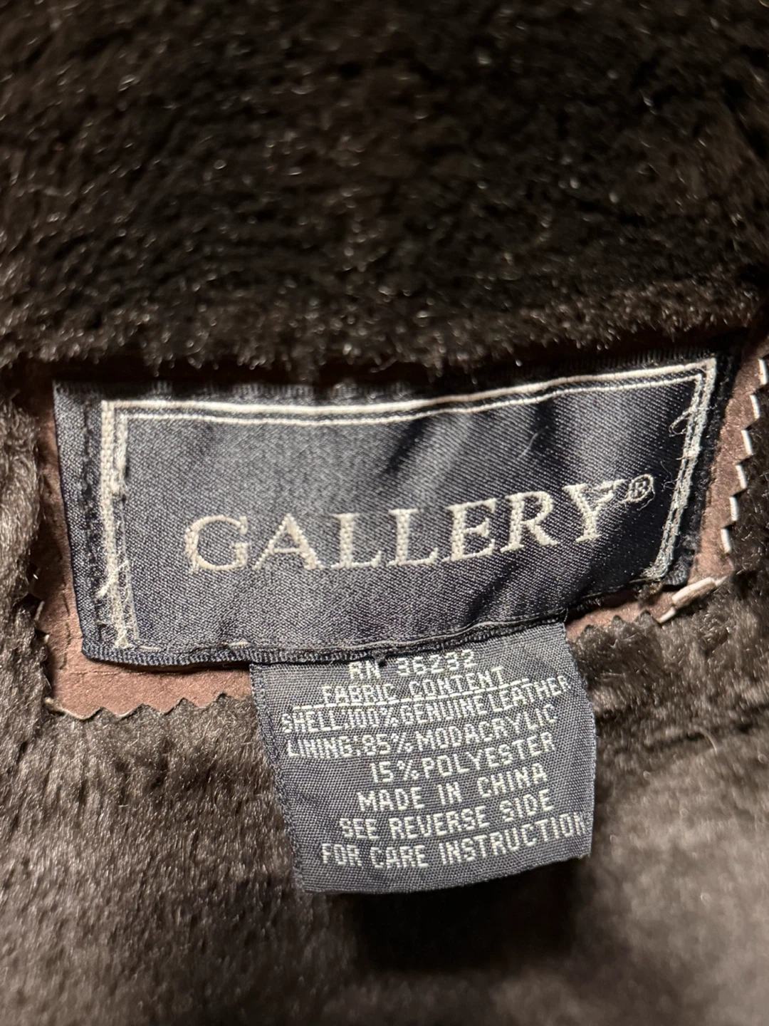 Gallery Brown Suede and Fur Lined Winter Coat - photo 3