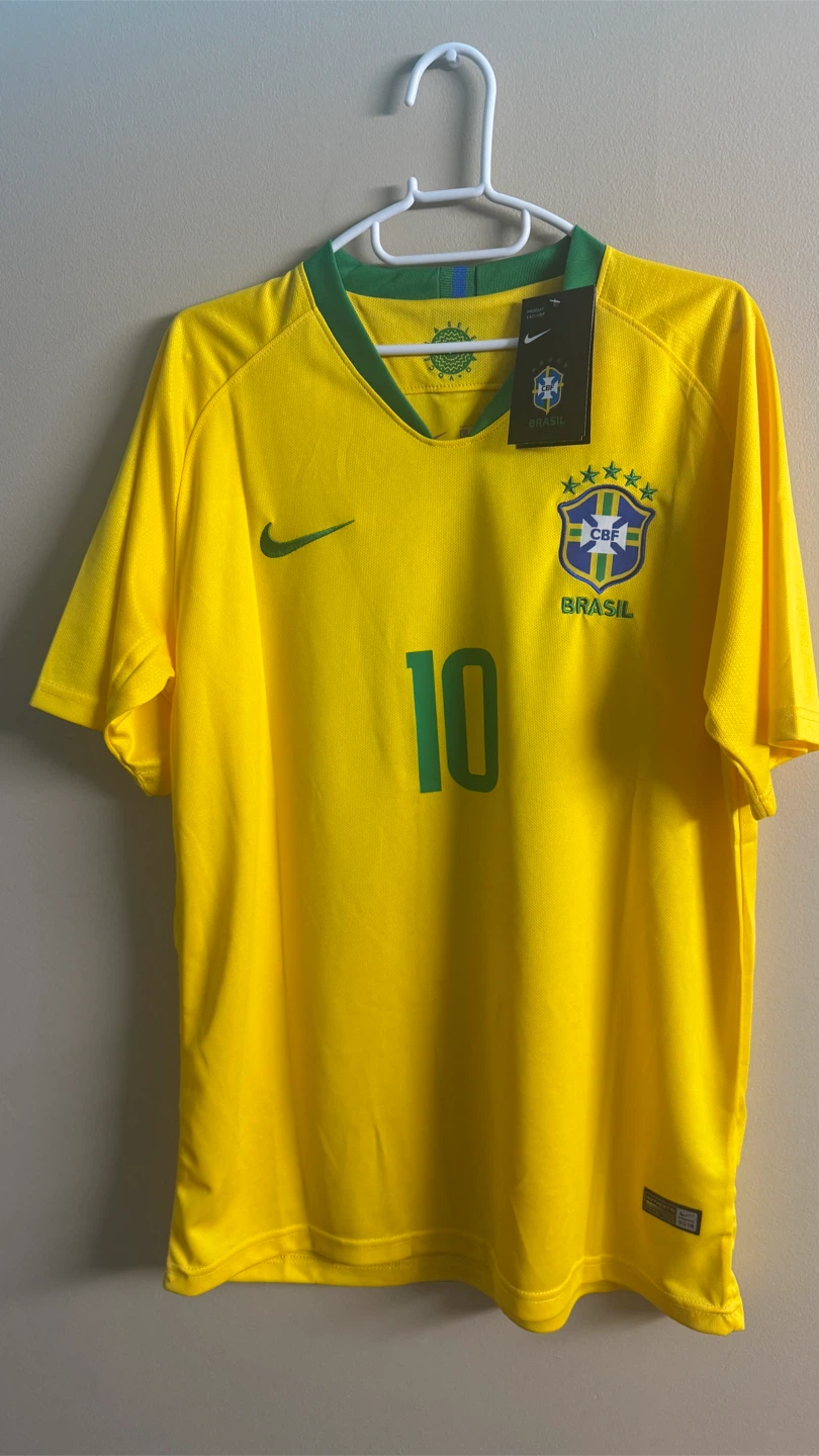 Brazil Neymar Jr. #10 Soccer Jersey