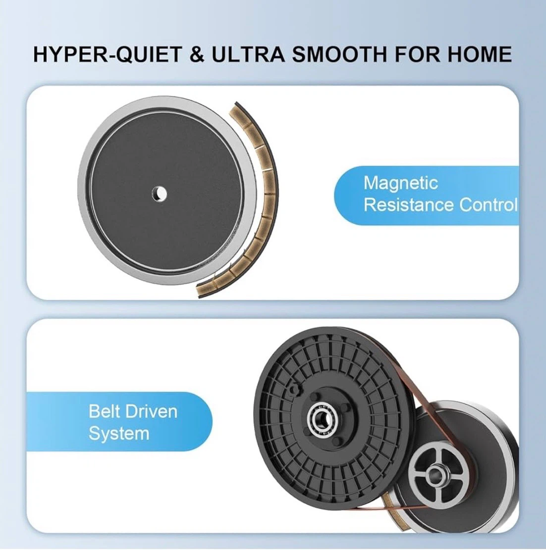 Elliptical Exercise Machine with 16-Level Magnetic Resistance - photo 5