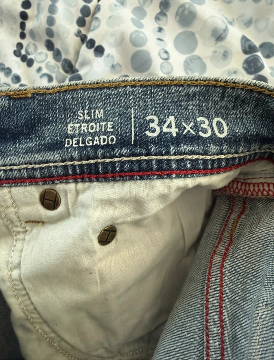 NEW Tommy Hilfiger Slim Fit Jeans Size 34x30 - photo 3