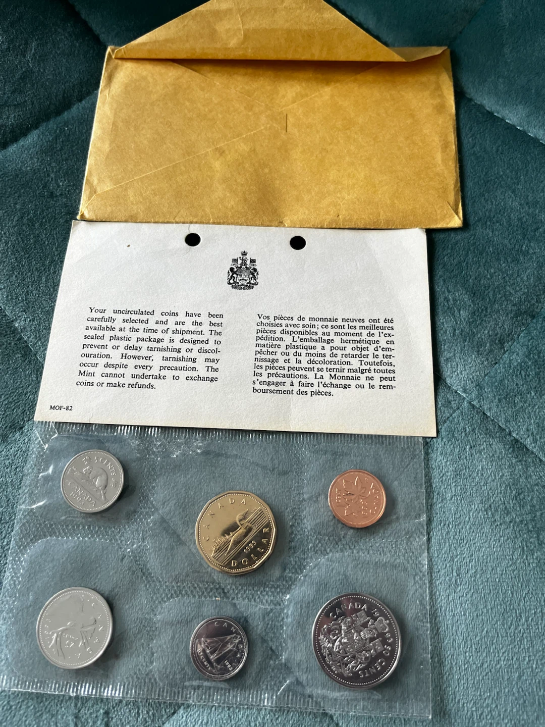 1993 Canadian Uncirculated Coin Set
