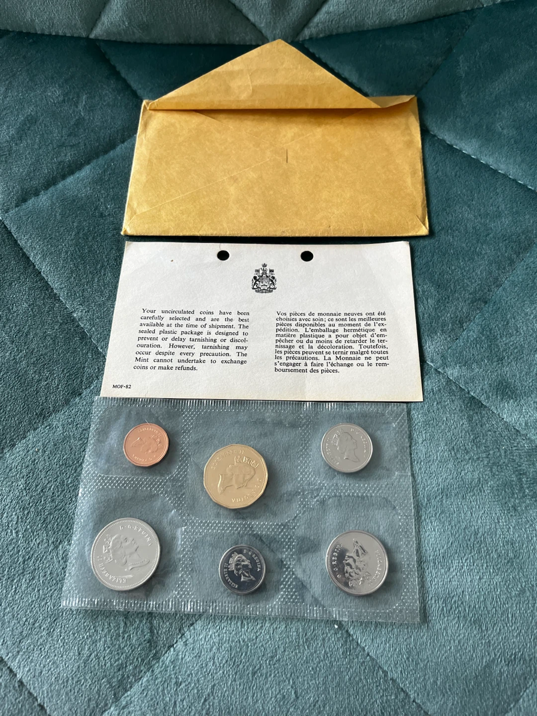 1993 Canadian Uncirculated Coin Set - photo 2
