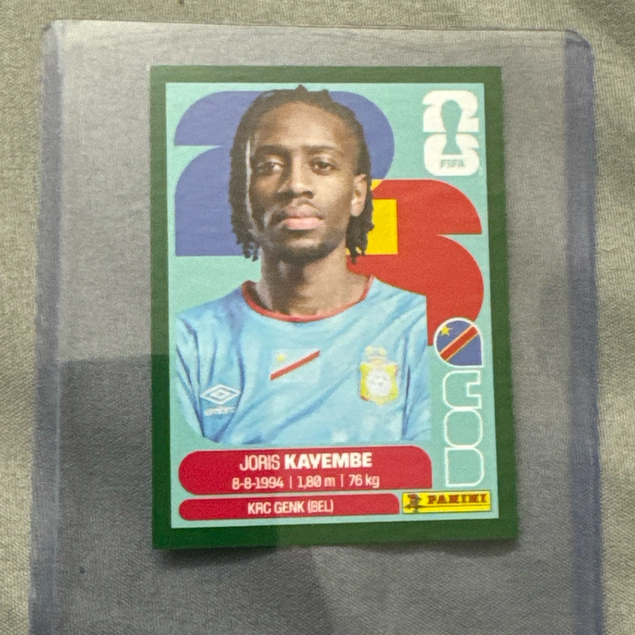 Joris Kavenbge 2026 FIFA World Cup Sticker