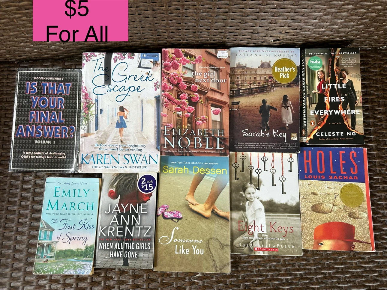 Lot of 10 Books