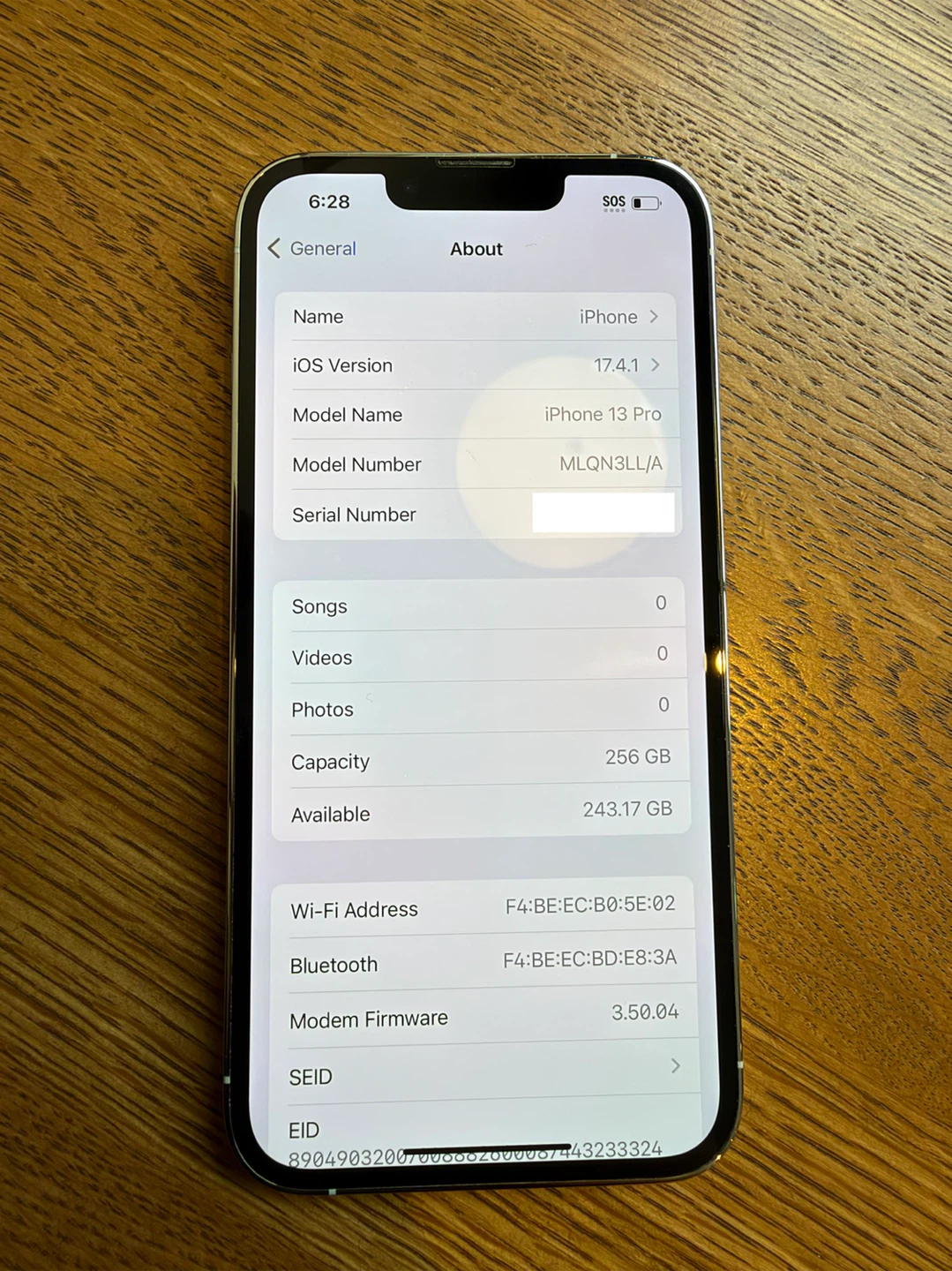 Apple iPhone 13 Pro 256GB Silver (UNLOCKED) - photo 3