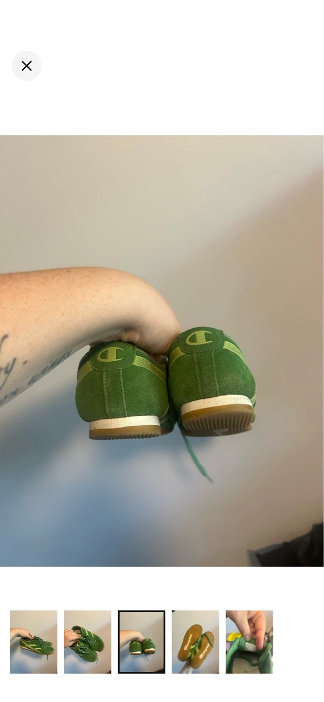 Champion Green Suede Sneakers - photo 3