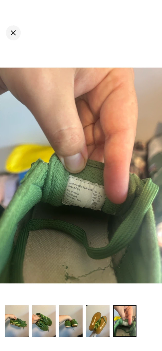Champion Green Suede Sneakers - photo 5