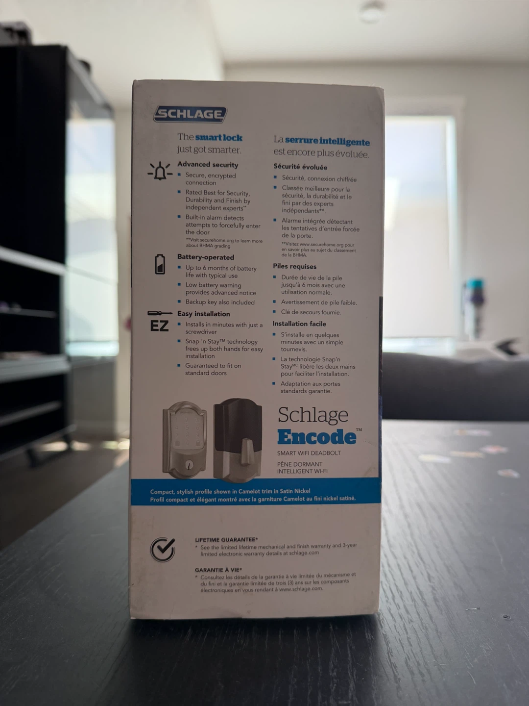 Schlage Encode Smart WiFi Deadbolt - Satin Nickel - BNIB - photo 3