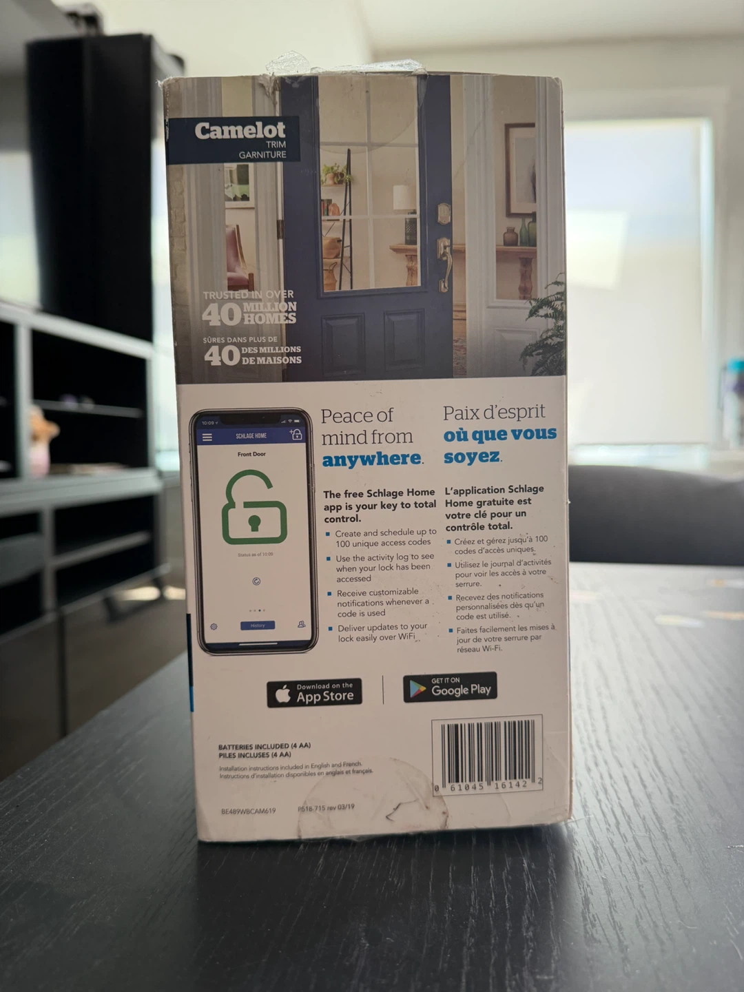 Schlage Encode Smart WiFi Deadbolt - Satin Nickel - BNIB - photo 4