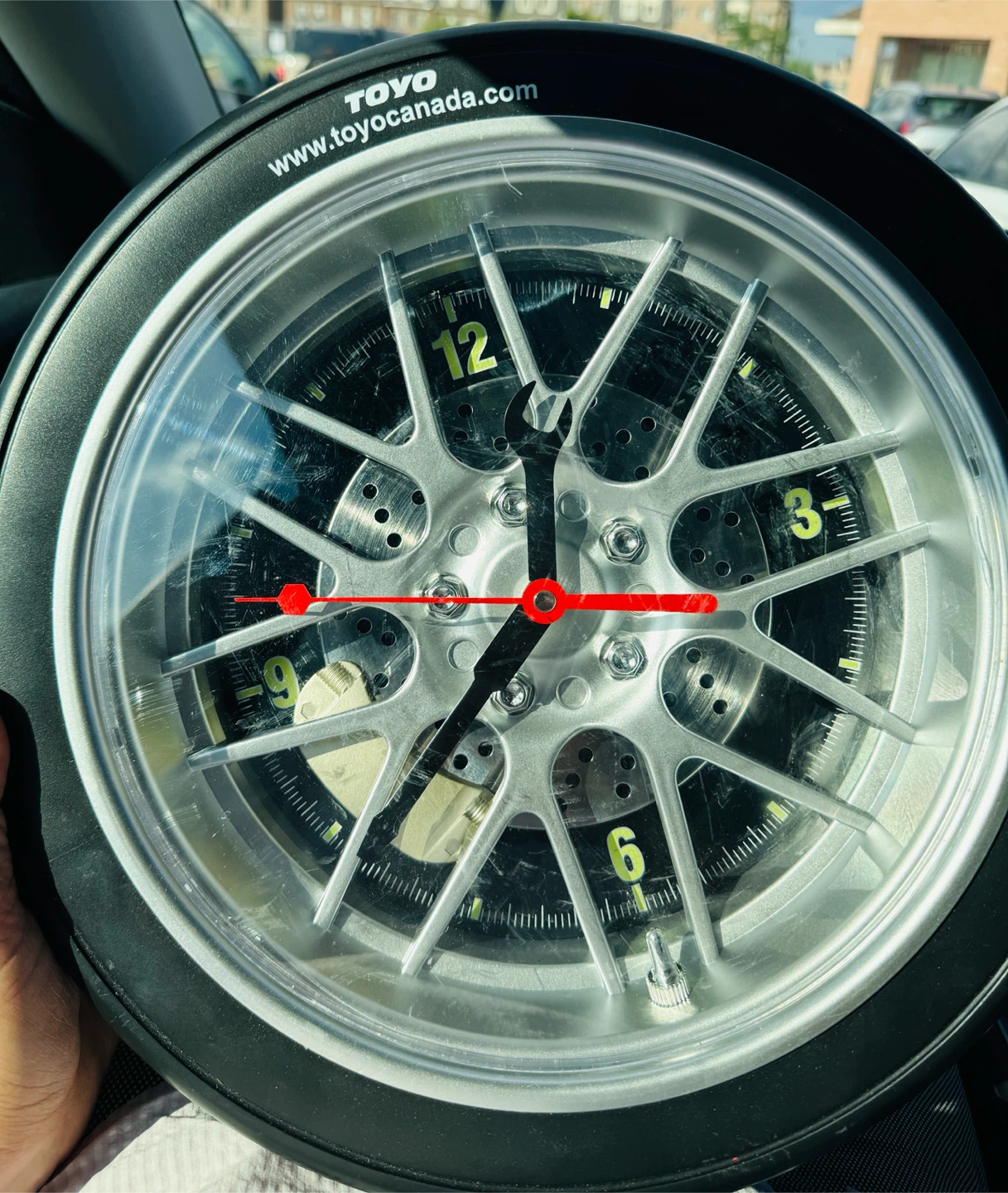 TOYO Tire Wheel Clock