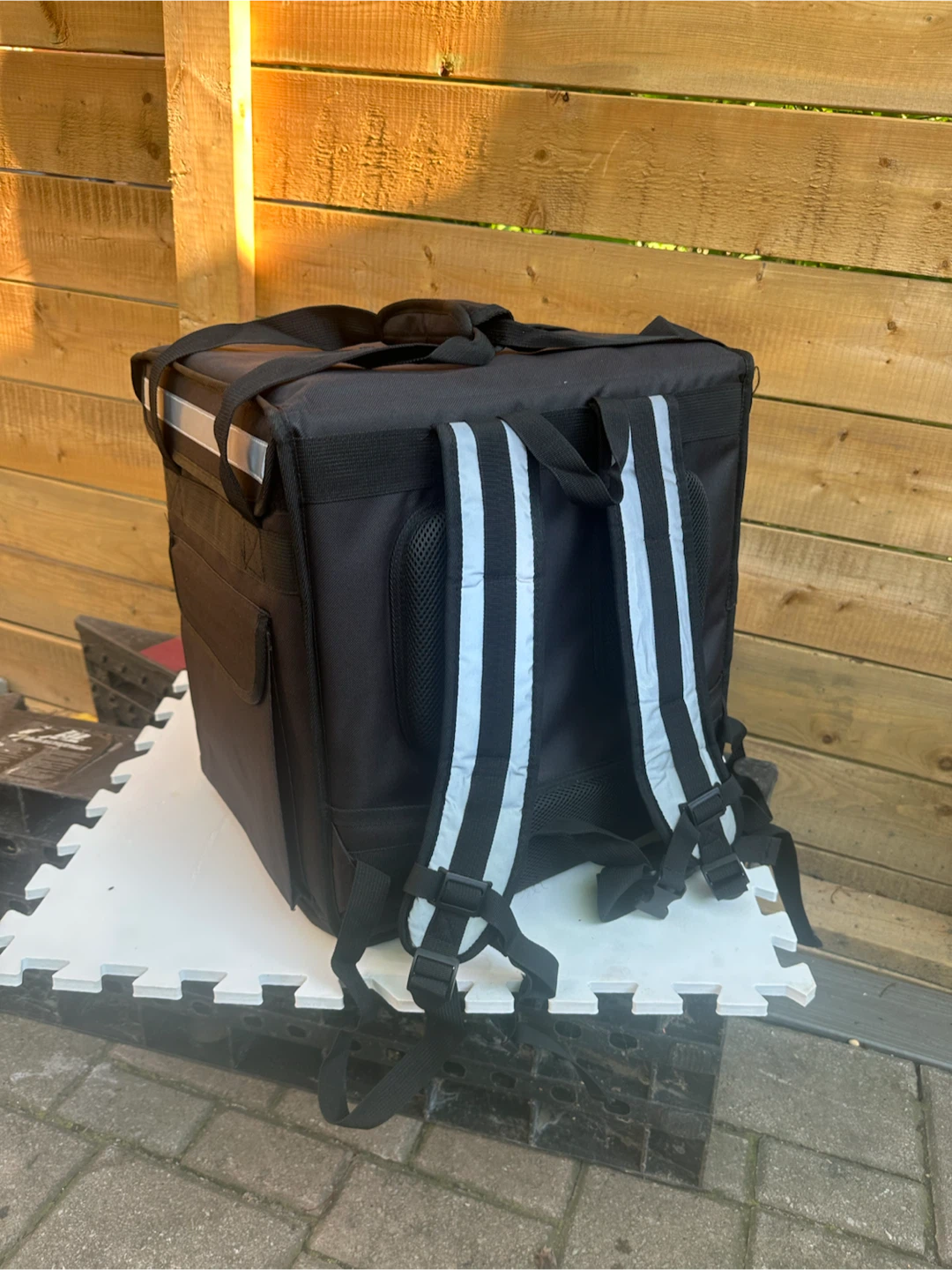 Black Insulated Delivery Backpack - photo 2