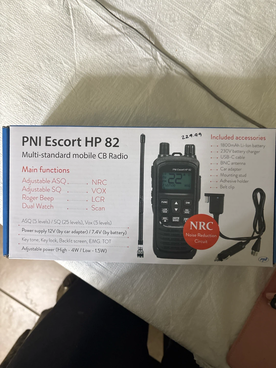 pni escort hp 82 handheld cb radio