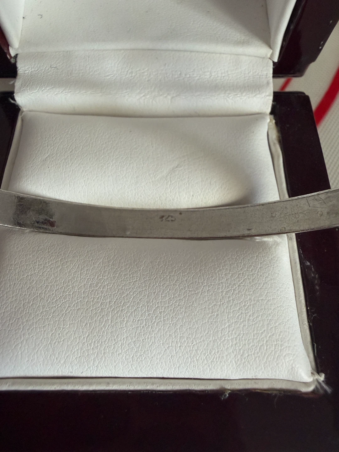 Diamond- cut Sterling Silver Bangle Bracelet 925 - photo 2