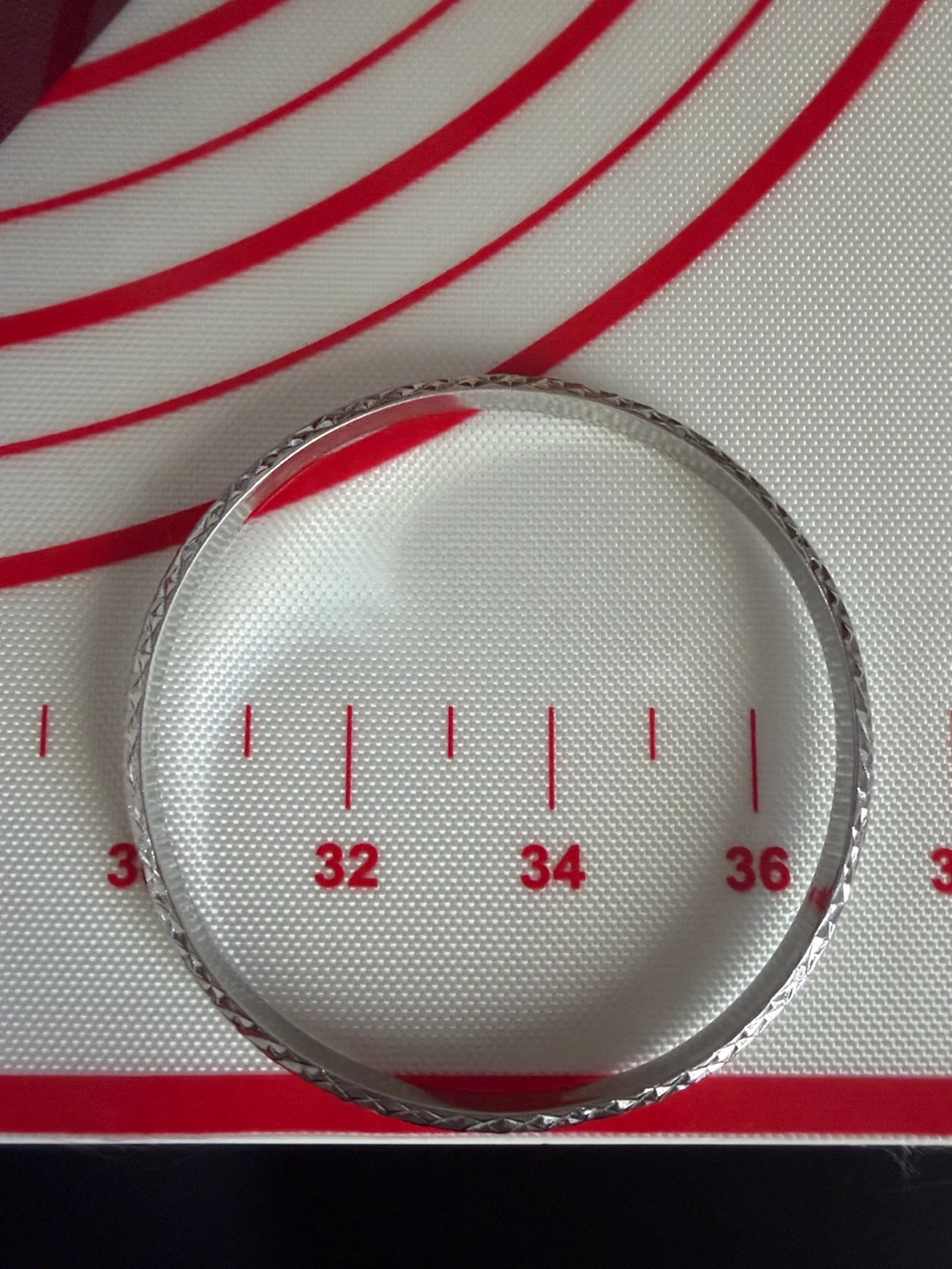 Diamond- cut Sterling Silver Bangle Bracelet 925 - photo 5