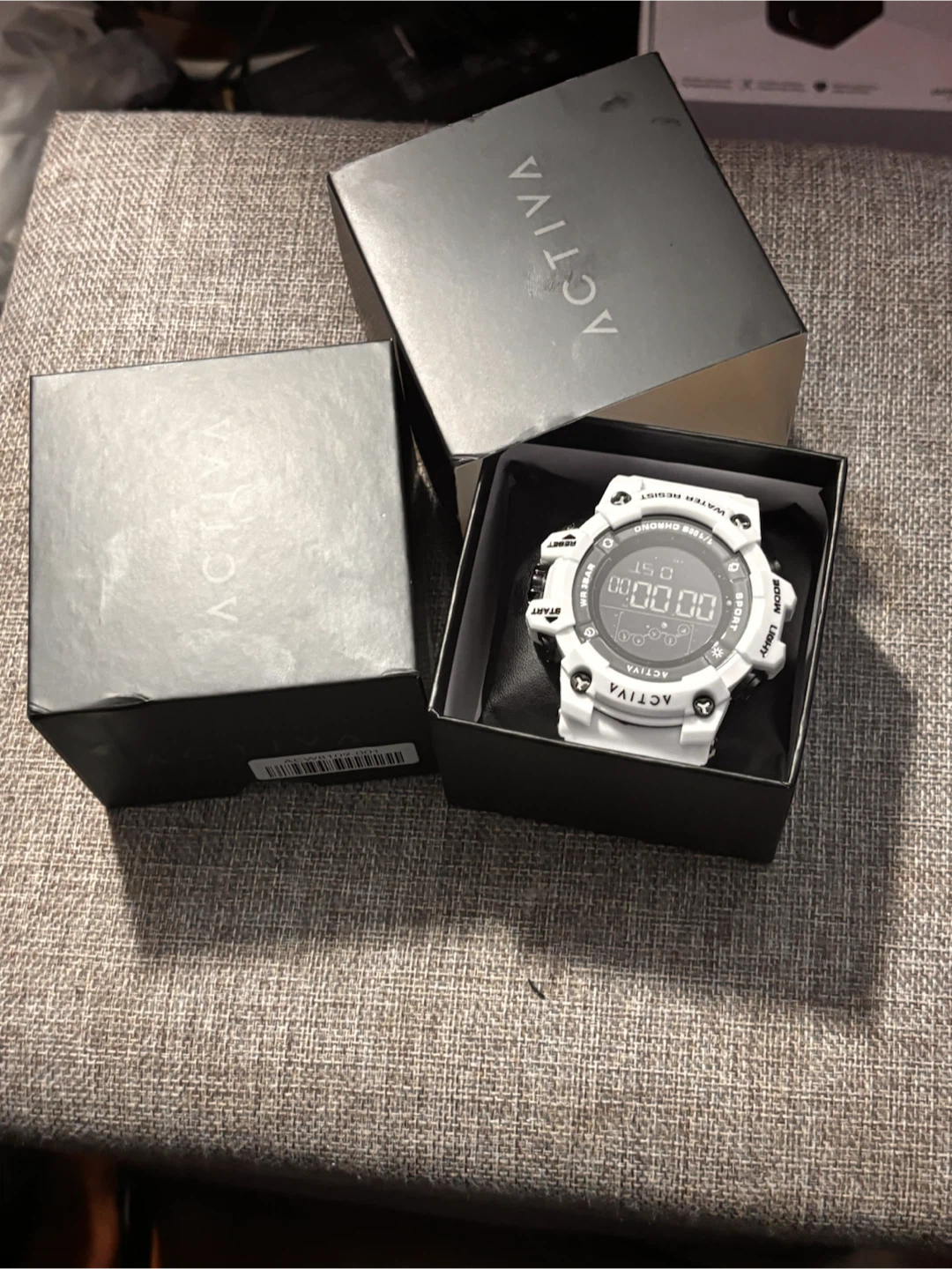 Activa White Digital Sport Watch