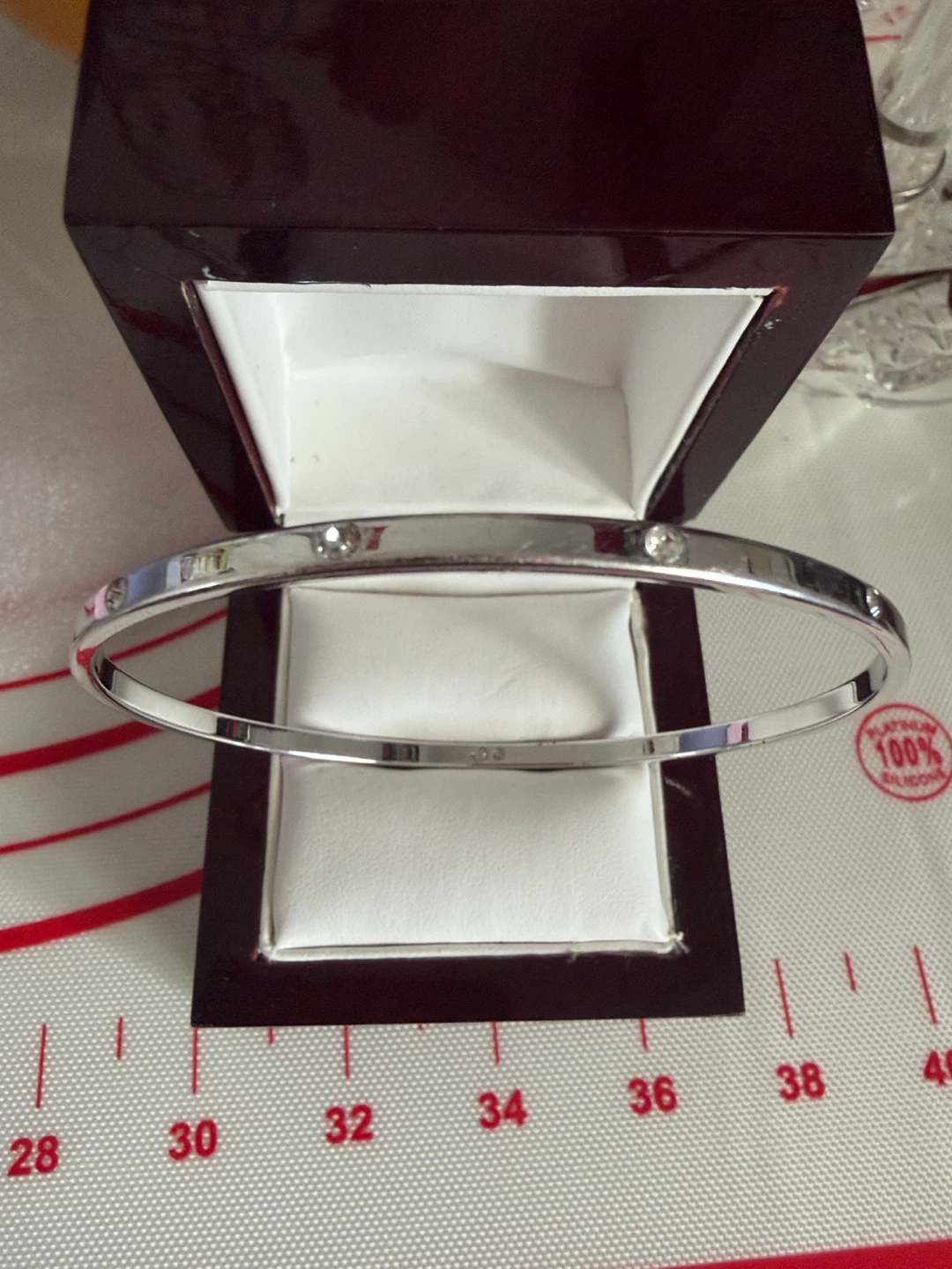 Swarovski Bangle with Crystals
